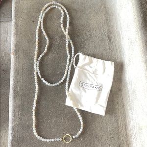 Long beaded necklace